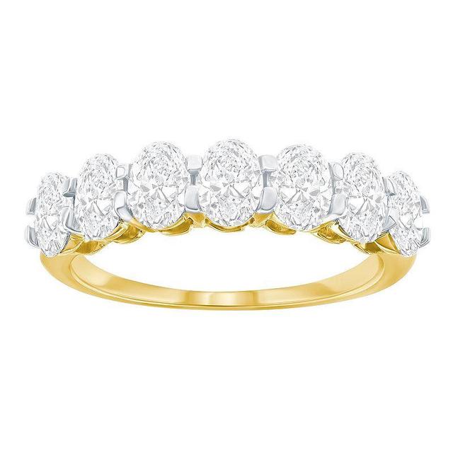 Arctic Clear 14k Gold 1/2 Carat T.W. Oval-Cut Lab-Grown Diamond Ring, Womens Product Image