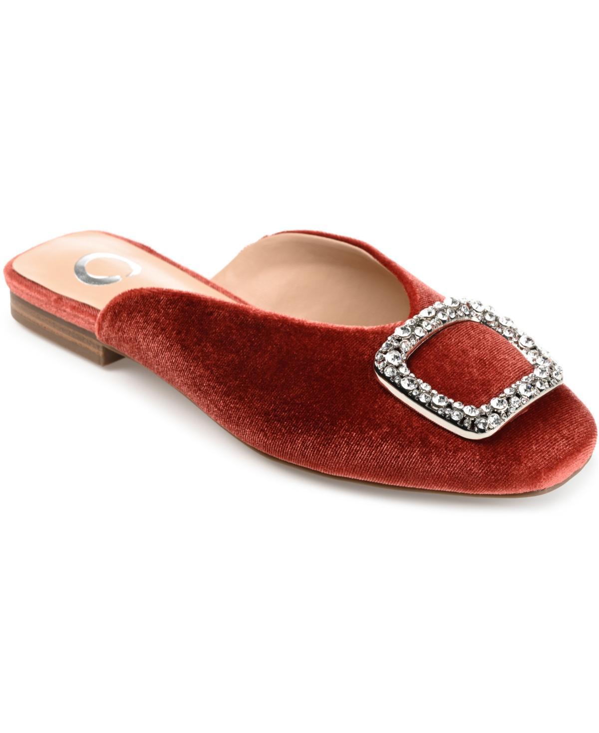 Journee Collection Womens Sonnia Flat Purple Product Image