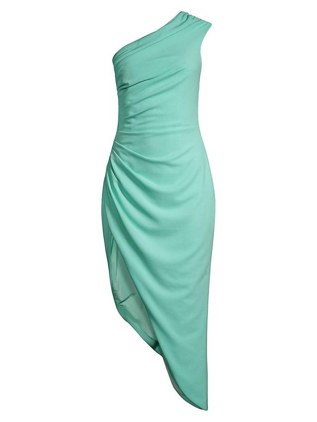 Womens Bobbie Asymmetric Midi-Dress Product Image