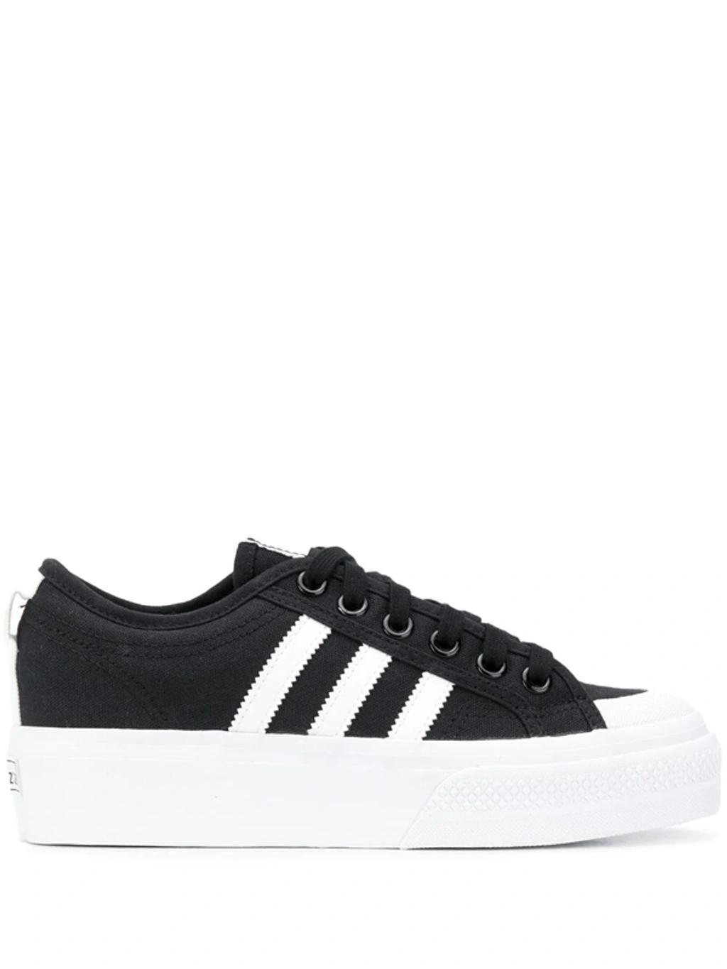 Black Nizza Platform Sneakers Product Image