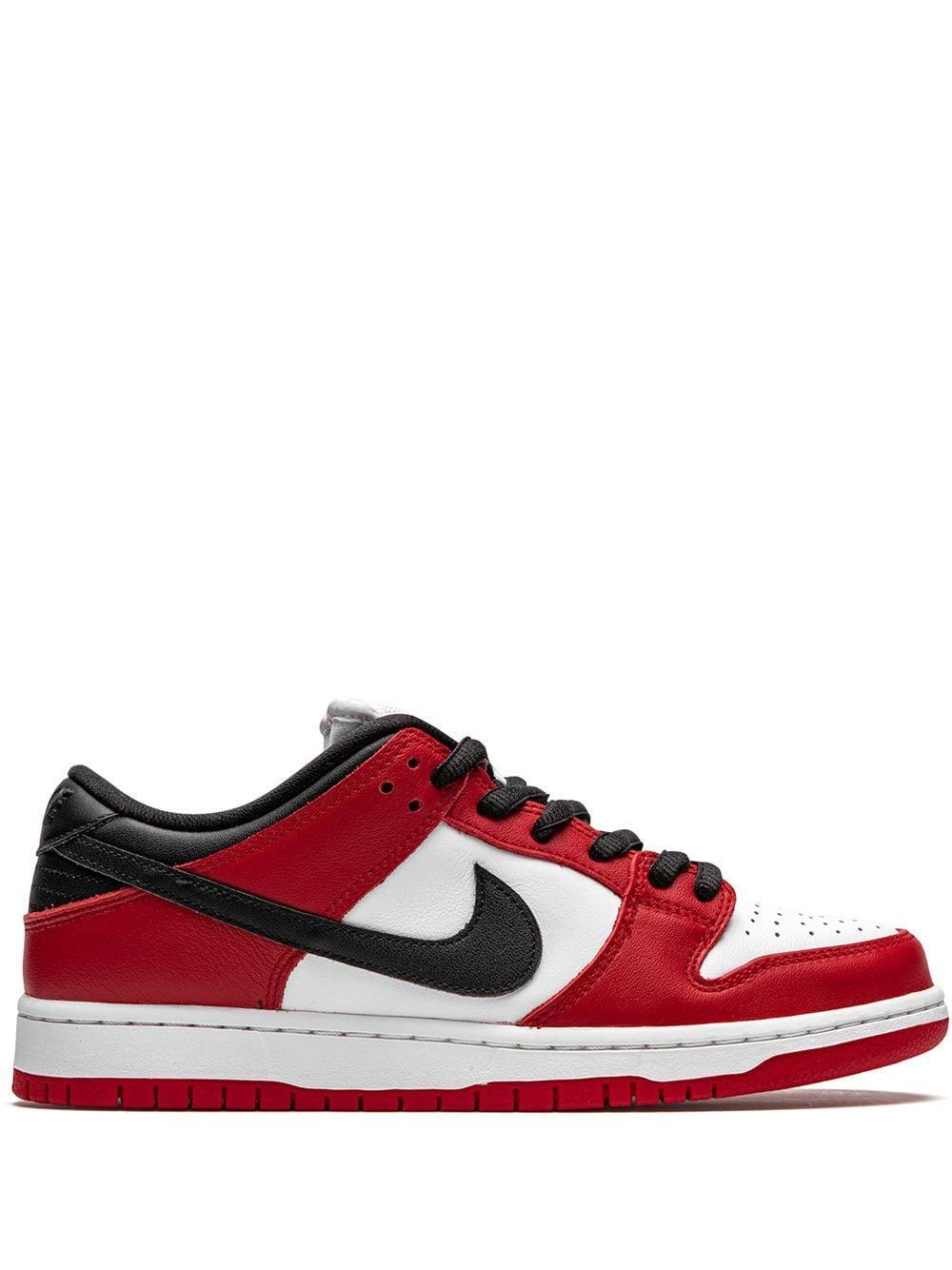 Sb Dunk Low Pro "chicago" Sneakers In Red Product Image