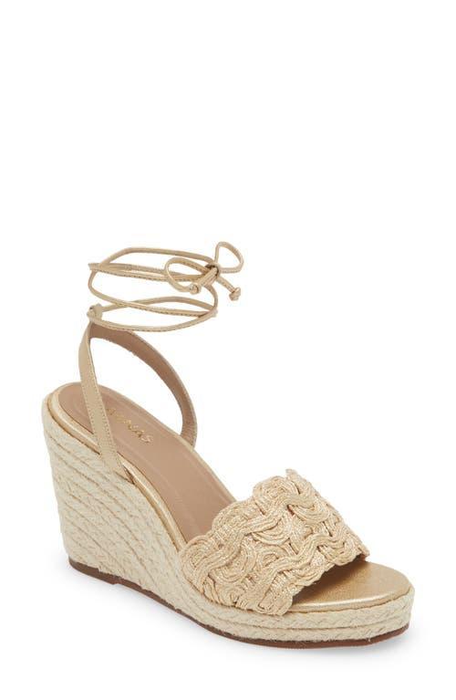 Kaanas Eve Anke Wrap Espadrille Platform Wedge Sandal Product Image