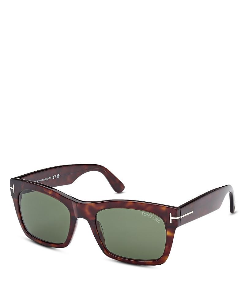 Mens 56MM Rectangular Sunglasses Product Image