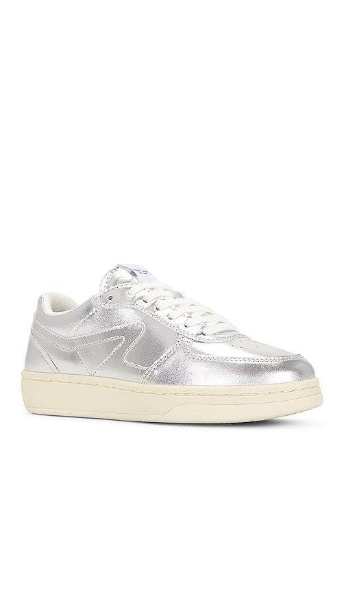 Rag & Bone Retro Court Sneaker in Metallic Silver. - size 38 (also in 39.5) Product Image