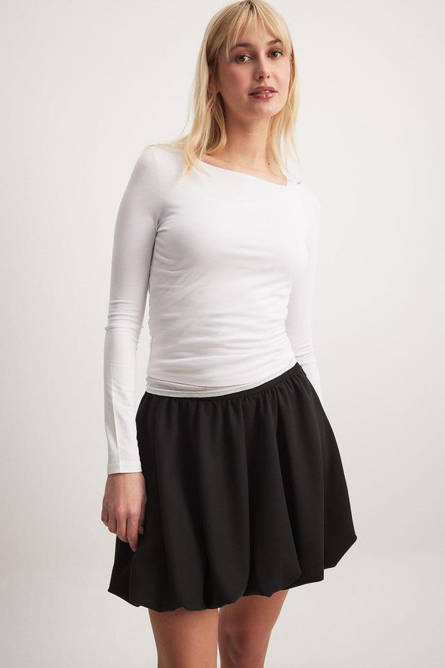 Bubble Hem Mini Skirt Product Image