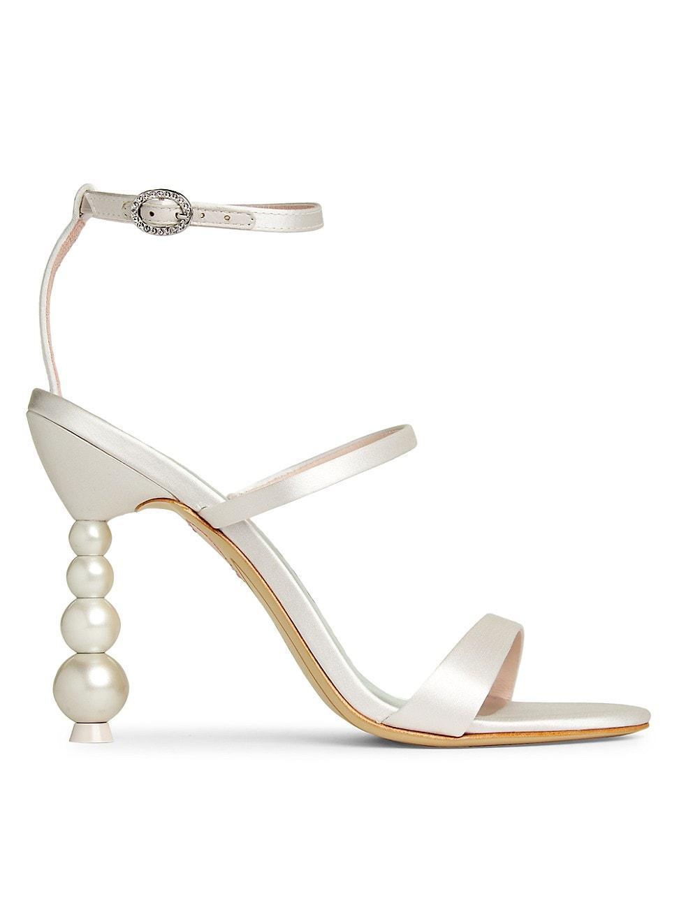 Sophia Webster Rosalind Pearl Satin Sandal Product Image