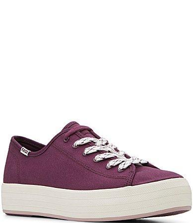 Keds Womens Triple Kick Canvas Platform Sneakers Product Image