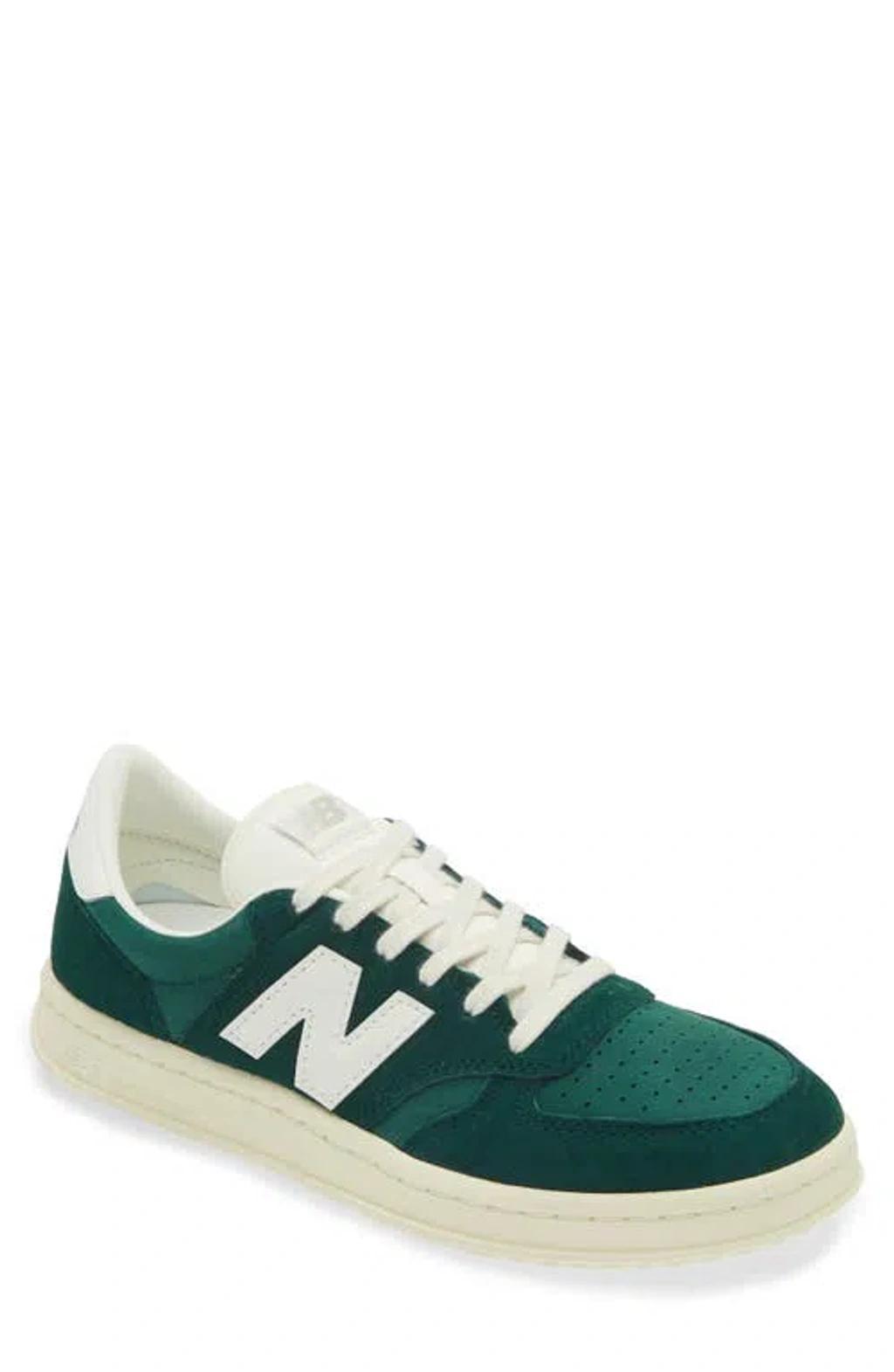 NEW BALANCE Gender Inclusive T500 Tennis Sneaker In Green Product Image