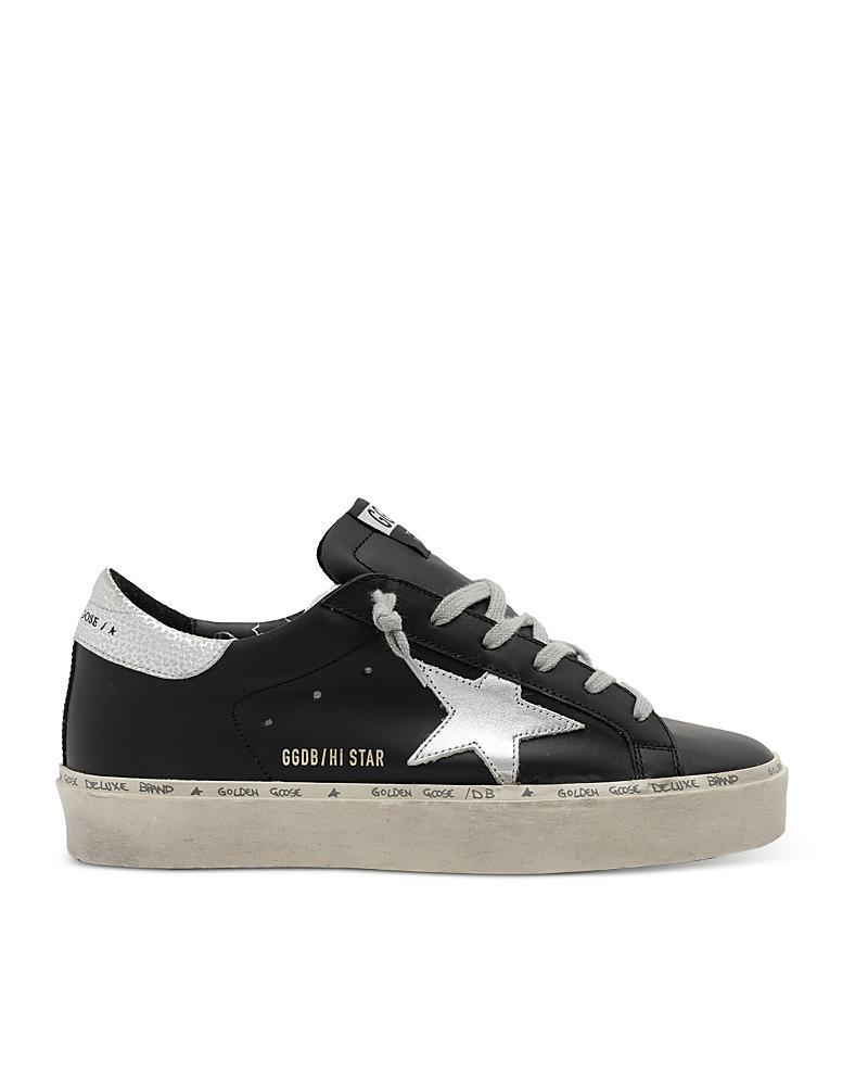 Golden Goose Deluxe Brand Womens Hi Star Leather Sneakers Product Image