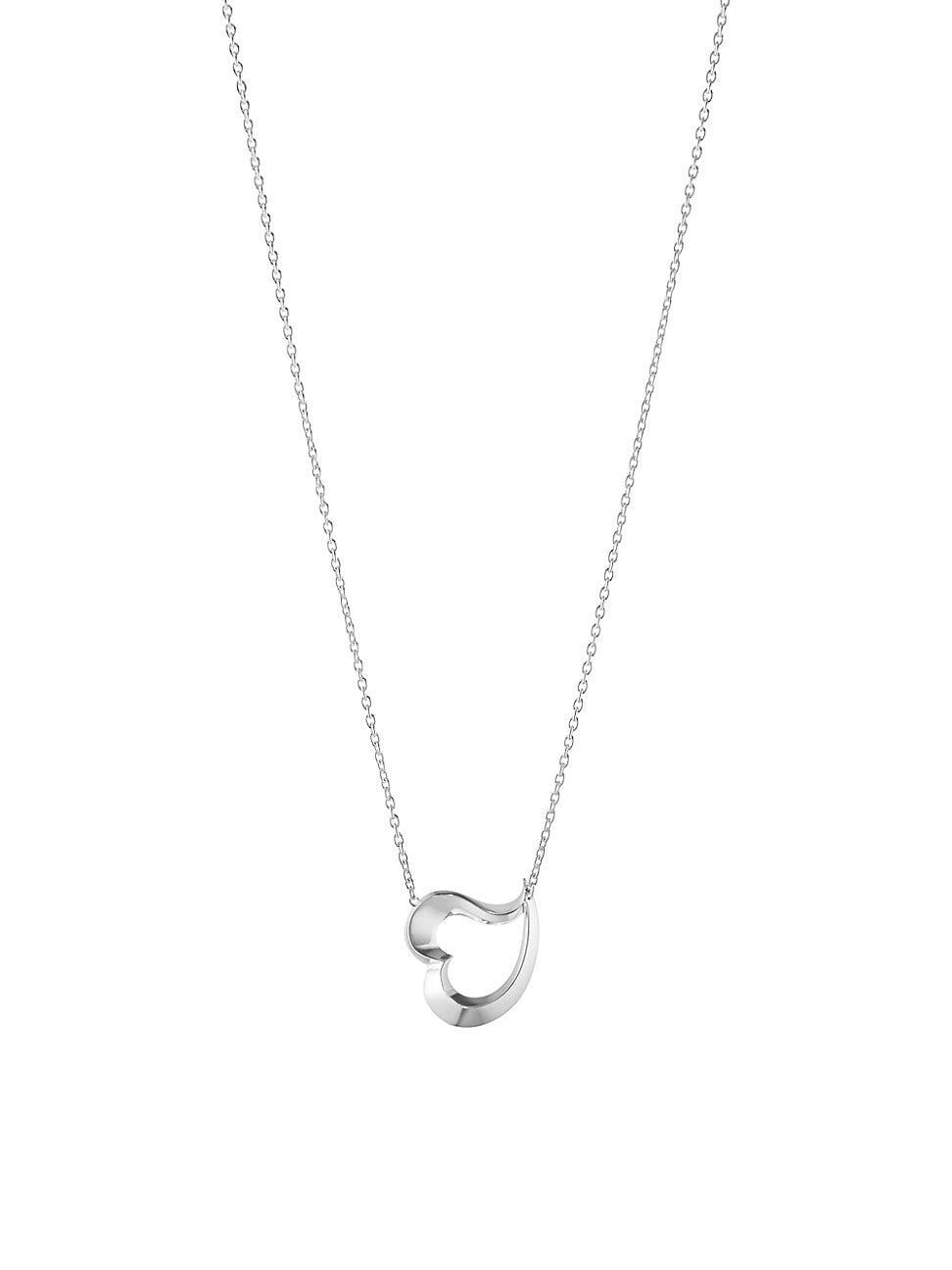 Womens Hearts Of Georg Jensen Sterling Silver Pendant Necklace Product Image