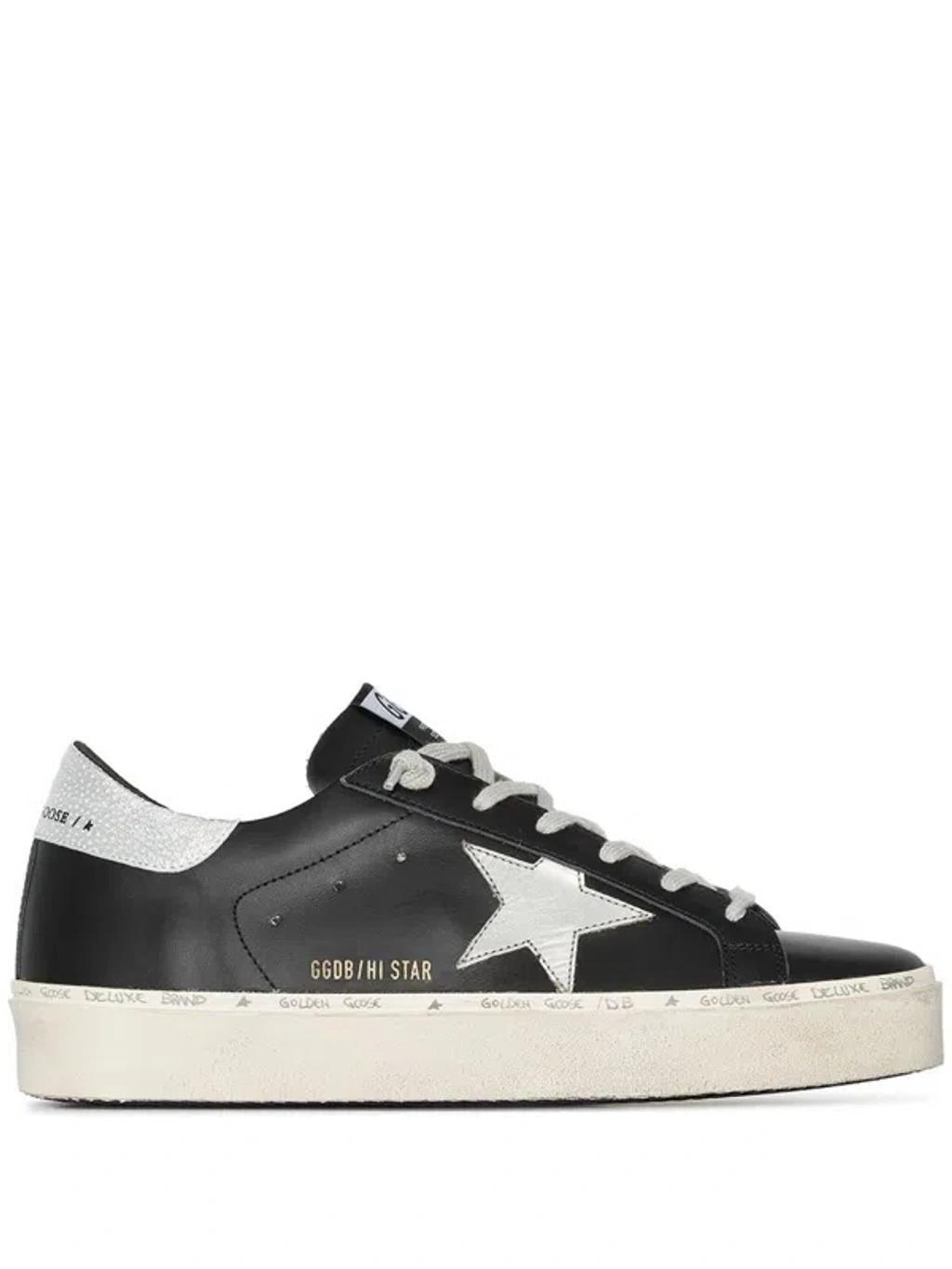 Hi Star Leather Sneaker In Black Product Image