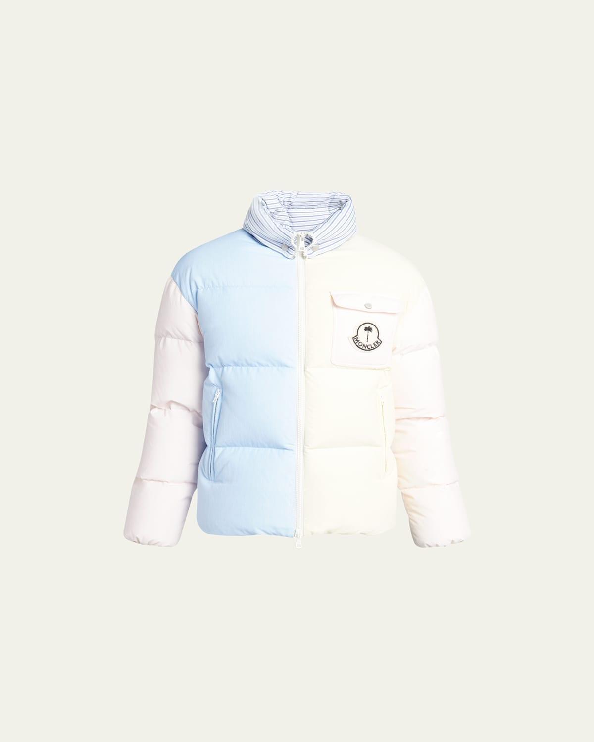 Moncler x Palm Angels Mens Douady Colorblock Puffer Jacket Product Image