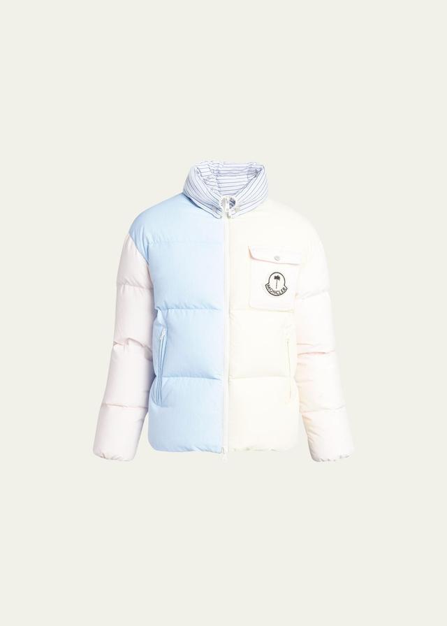 Mens Moncler x Palm Angels Douady Colorblock Puffer Jacket Product Image