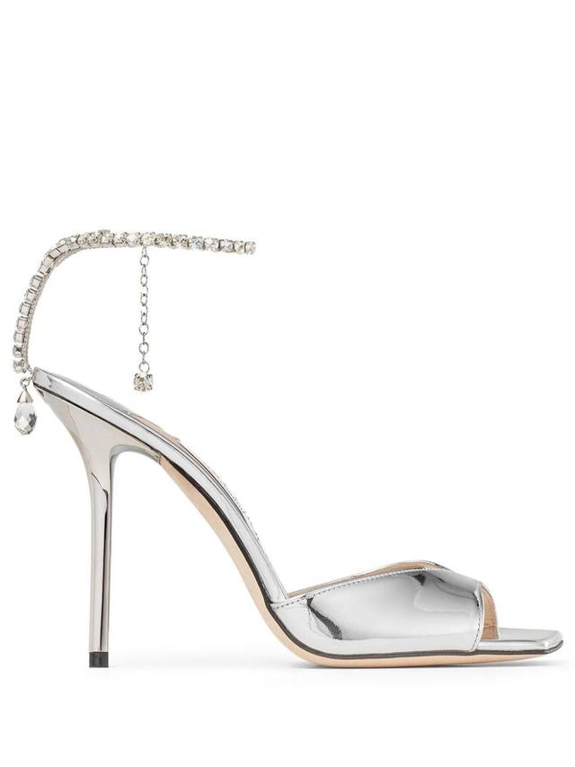 Saeda Sandal 100 In Silver/crystal Product Image