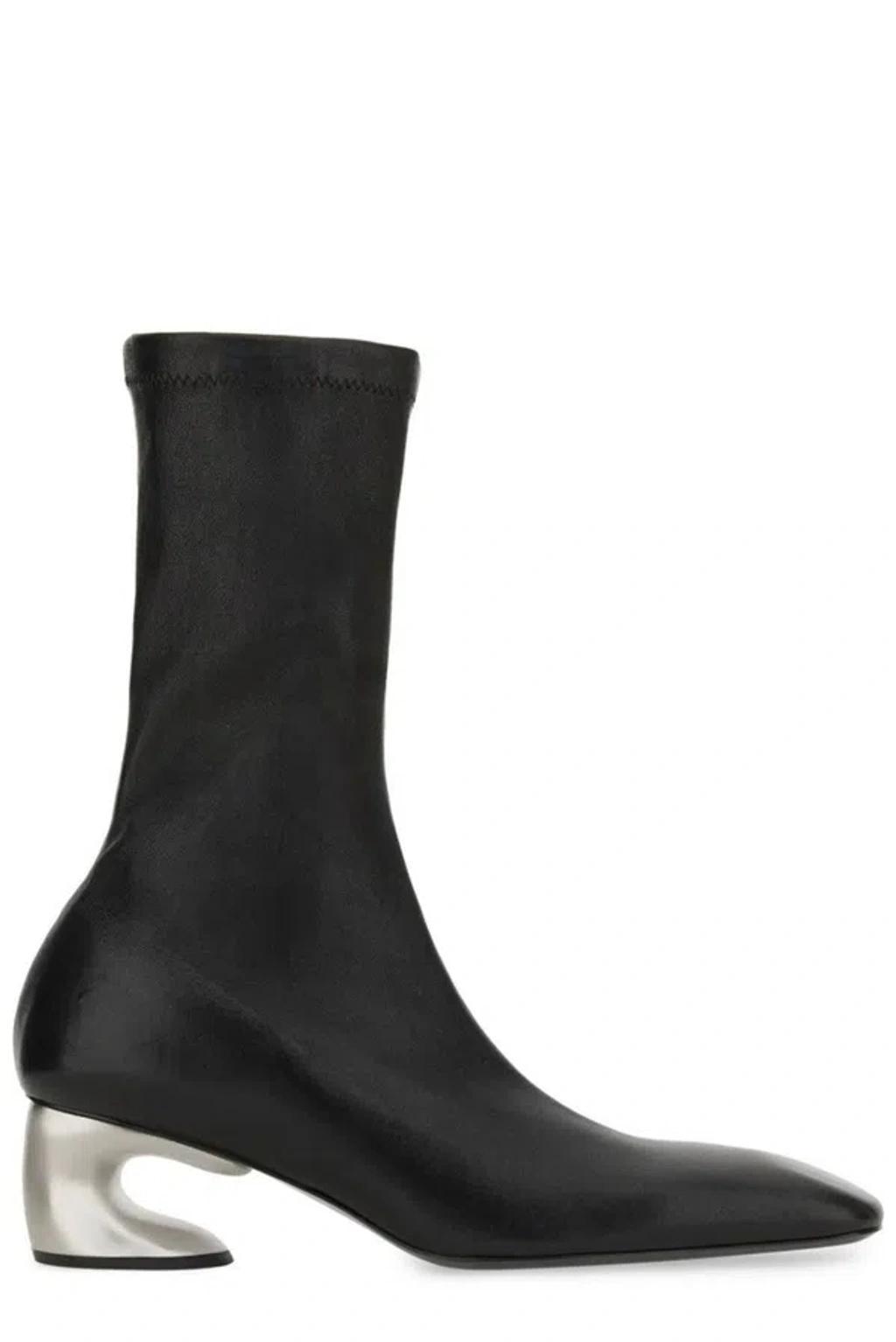 Leather Boot In Black Product Image