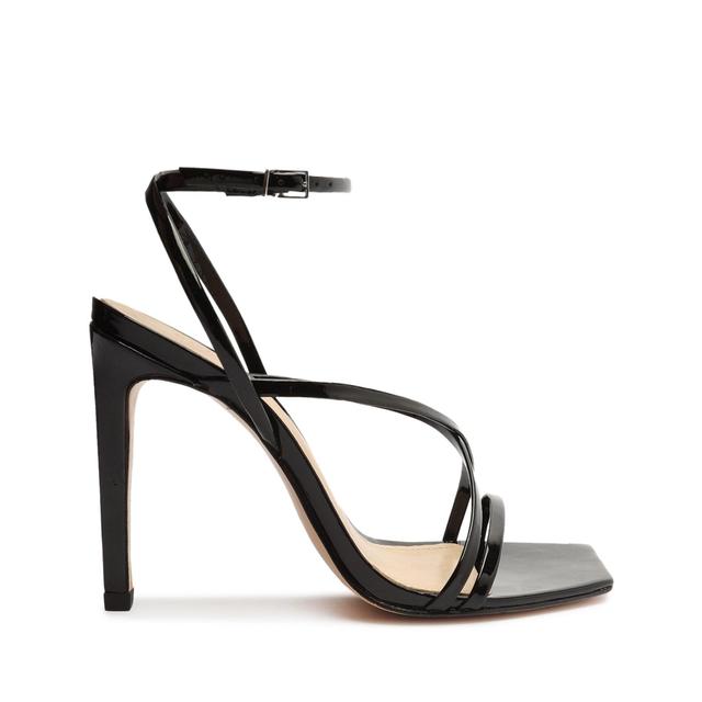 Bari Leather Sandal - 10 Black Patent Leather Product Image