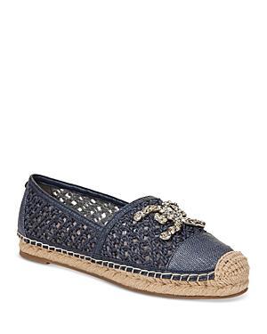 Sam Edelman Khiara Raffia Logo Detail Inspired Espadrille Loafers Product Image