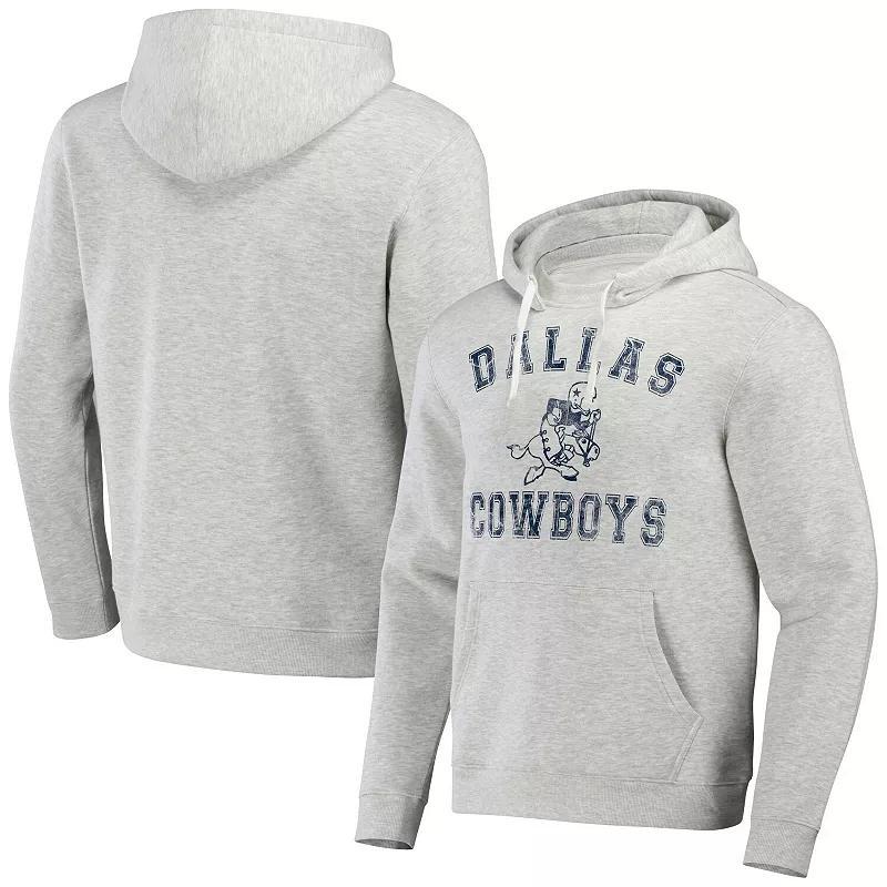 Mens NFL x Darius Rucker Collection by Fanatics Heather Gray Dallas Cowboys Coaches Pullover Hoodie Product Image