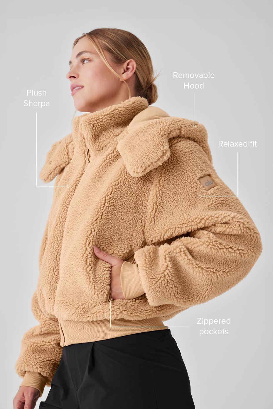 Alo Yoga | Foxy Sherpa Jacket White Product Image