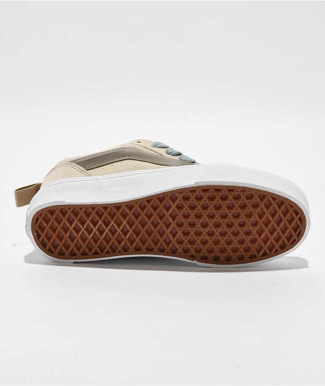 Vans Knu Skool Two-Tone Peyote Tan Skate Shoes Product Image