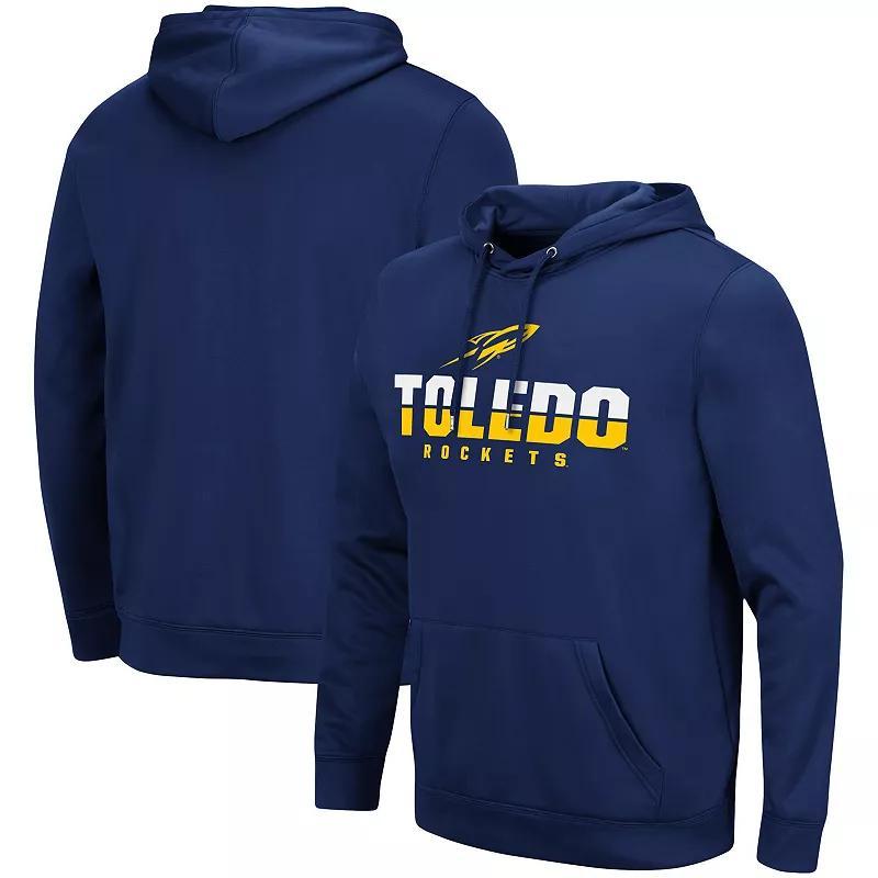 Mens Colosseum Navy Toledo Rockets Lantern Pullover Hoodie Product Image