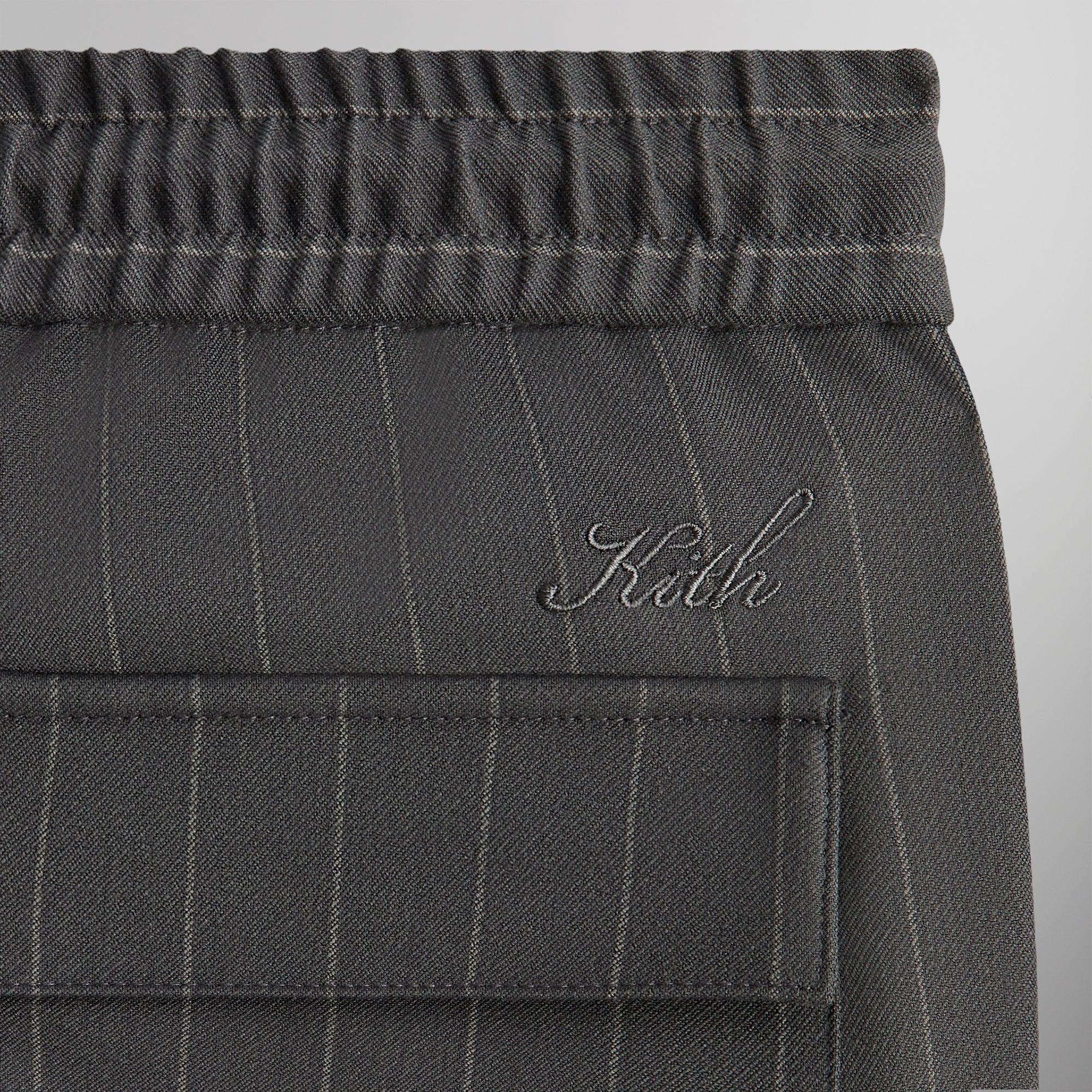 Kith Double Weave Elmhurst Pant - Carbon Male Product Image