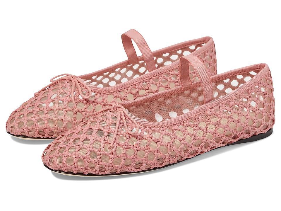 Womens Leonie Raffia Ballet Flats Product Image