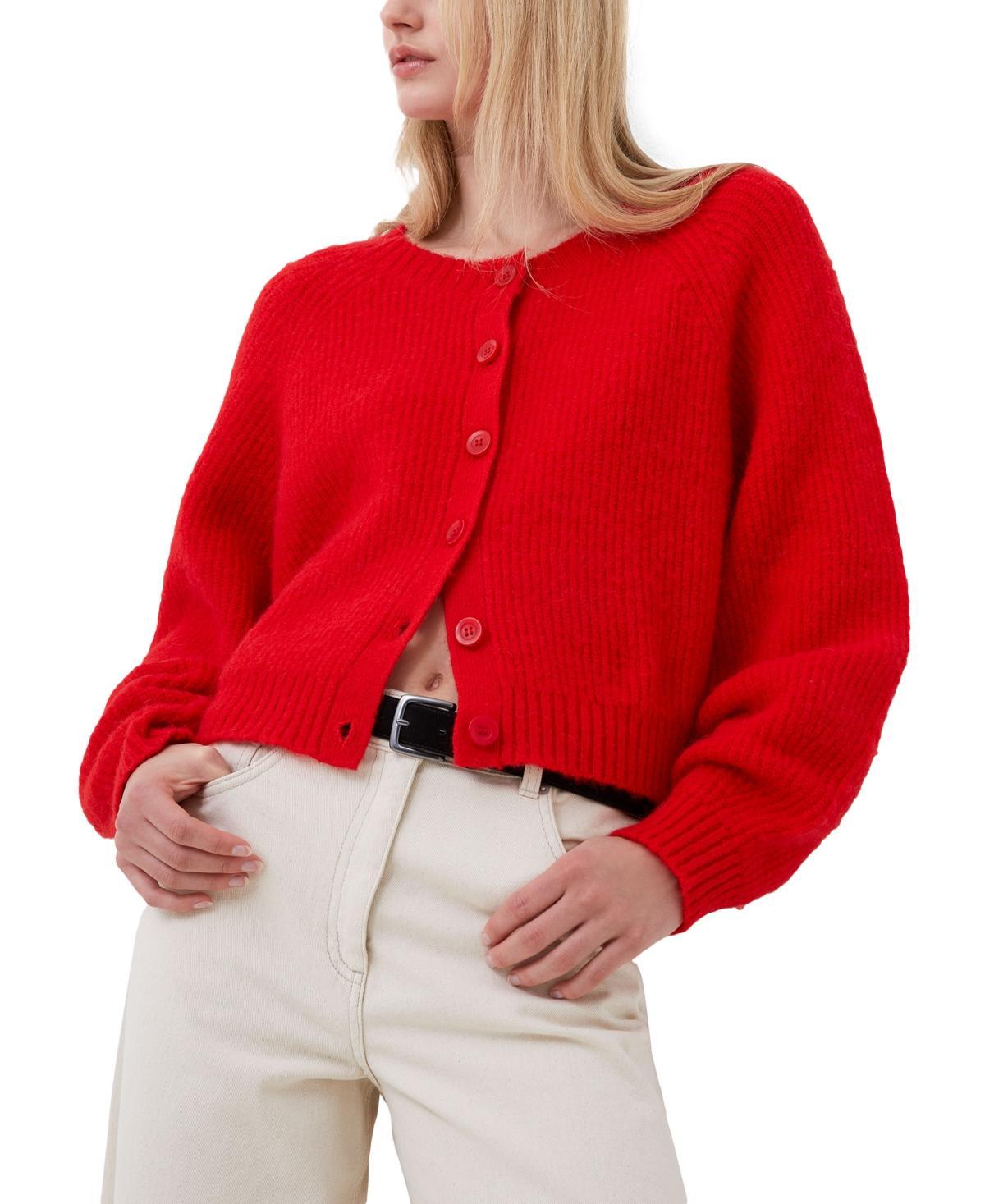 French Connection Womens Fluffy Knit Cardigan Product Image