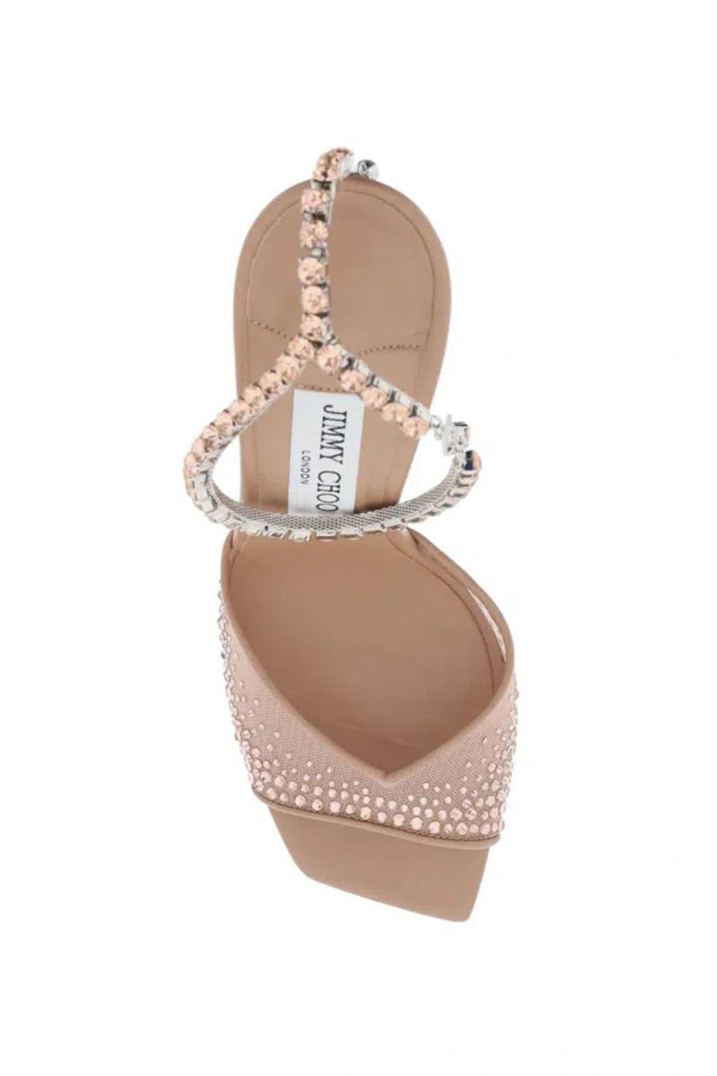 Saeda 100 Embellished Sandals In Multicolor Product Image