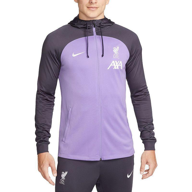 Mens Nike Purple Liverpool 2023/24 Strike Raglan Full-Zip Track Jacket Product Image