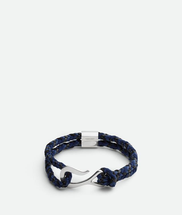 Men's Braid Leather Bracelet in Duke/black Product Image