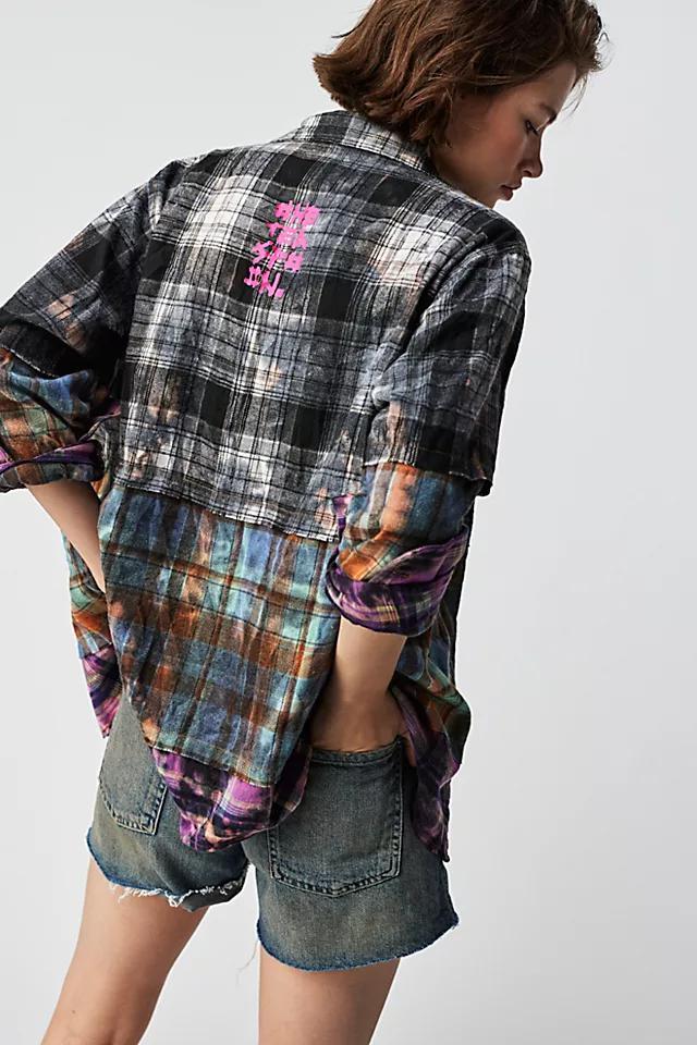 OneTeaspoon Mixed Flannel Shirt Product Image