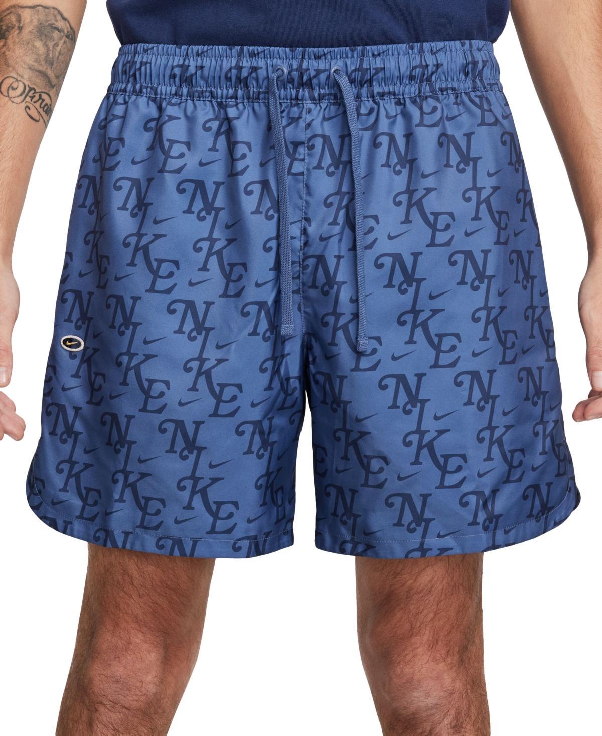 Nike Mens Sportswear Woven-Lined Flow Shorts - Diffused Blue Product Image