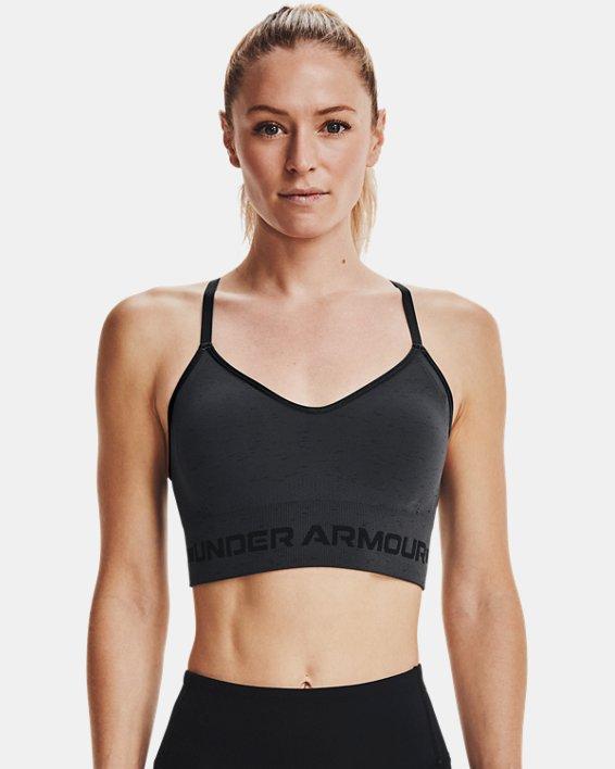 Women's UA Seamless Low Long Heather Sports Bra Product Image