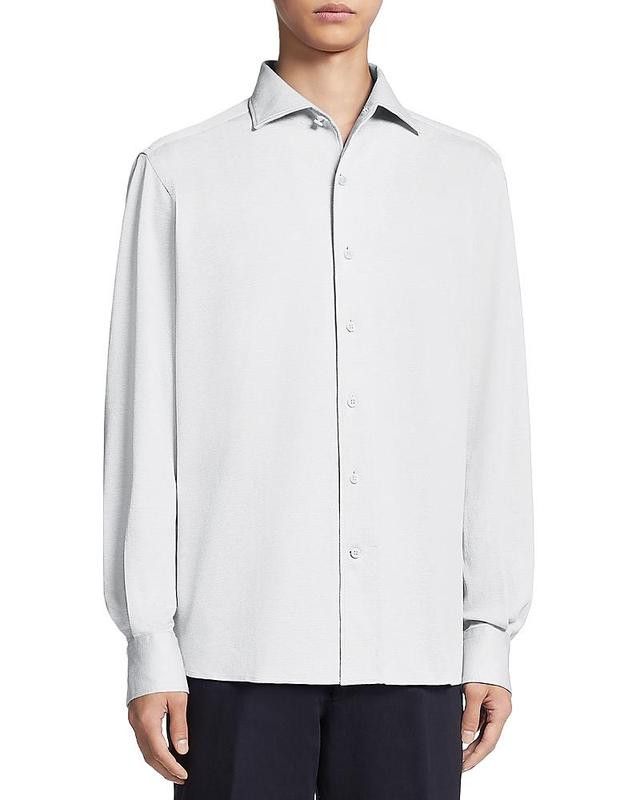 ZEGNA Cotton Button-Up Shirt Product Image