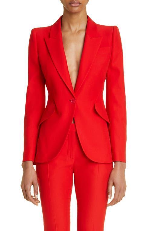 Alexander McQueen Leaf Crepe Jacket Product Image