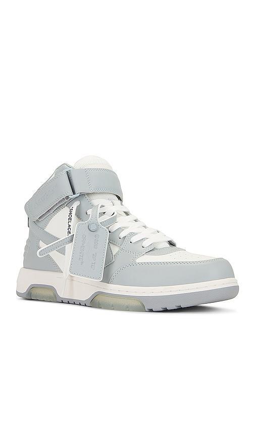 OFF-WHITE Out Of Office Mid Top Sneaker in White & Grey - Light Grey,White. Size 43 (also in ). Product Image