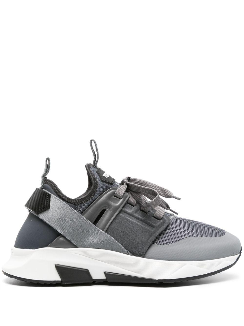 TOM FORD Jago Sock-style Sneakers In Grey Product Image