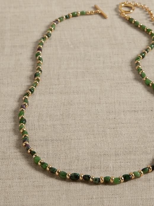 Semi-Precious Stone Lariat Necklace Product Image