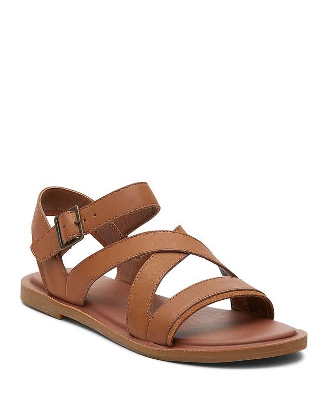 Toms Womens Sloane Leather Flat Sandals Product Image