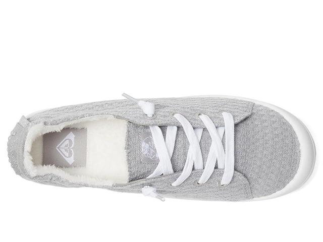 Roxy Bayshore Plus Faux Fur Sneaker (Grey) Women's Shoes Product Image