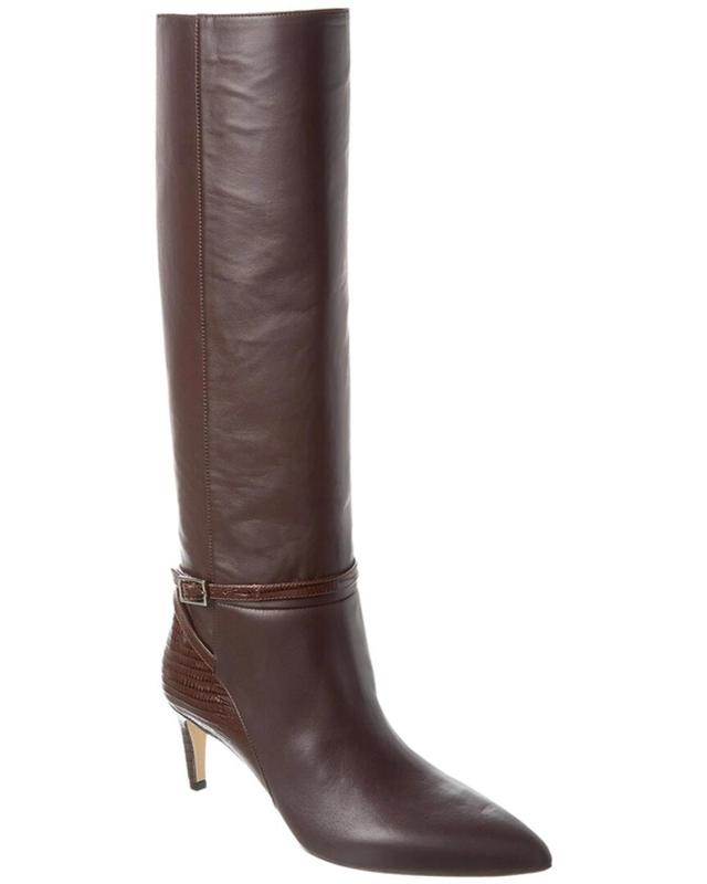 Lauren Leather Boot In Brown Product Image