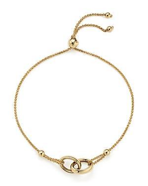 Saks Fifth Avenue Made in Italy Saks Fifth Avenue Women's 14K Yellow Gold Bolo Bead Wheat Chain Bracelet  - female - Size: one-size Product Image