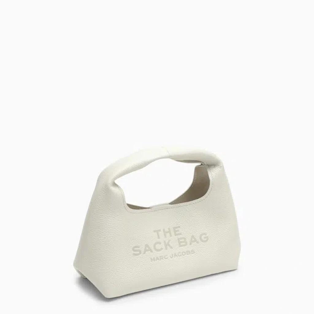 MARC JACOBS The Mini Sack White Leather Bag Product Image