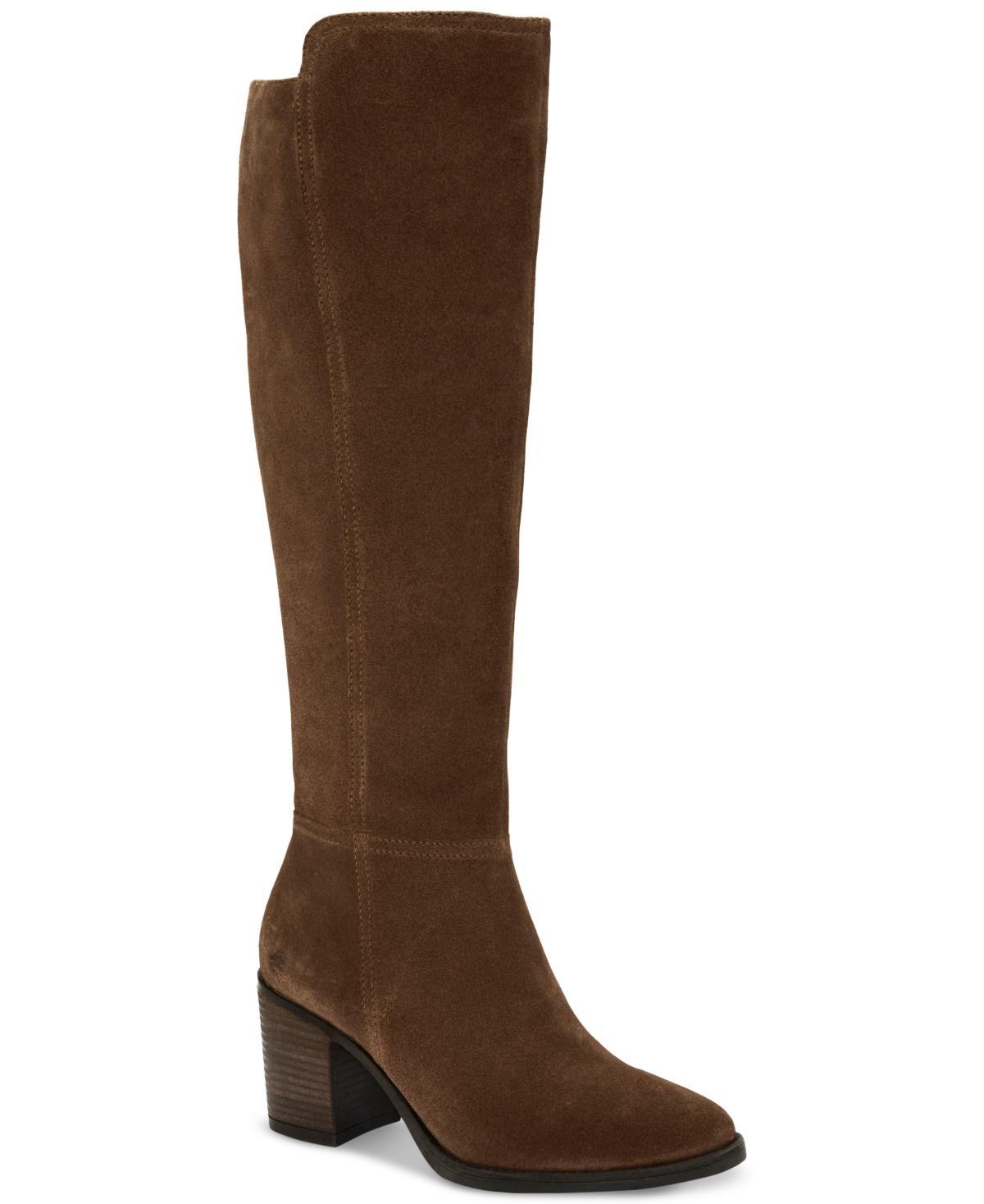 Lucky Brand Womens Bonnay Knee-High Block-Heel Boots Product Image