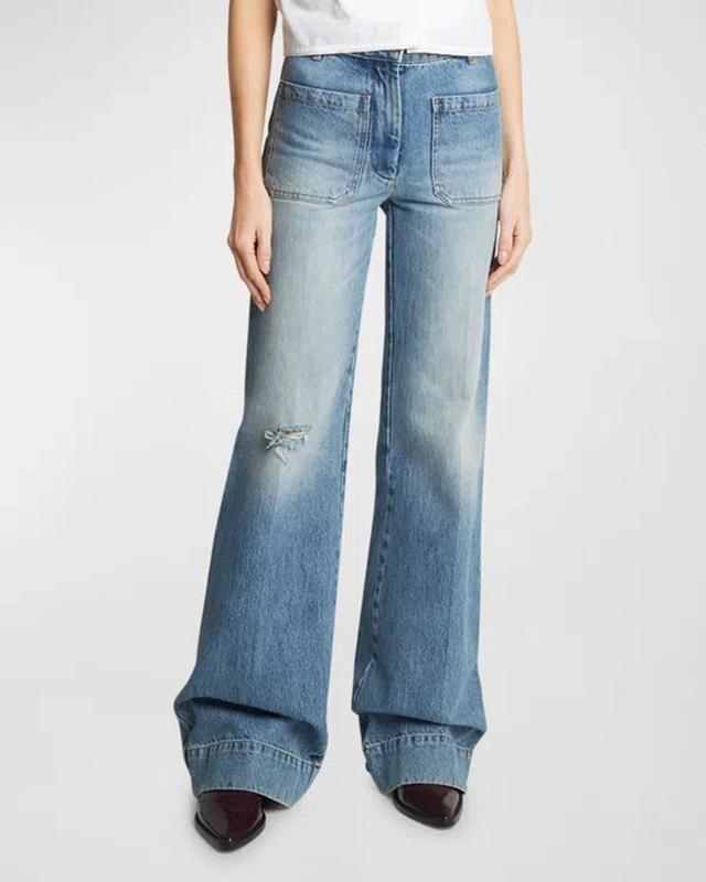 Alina Straight-leg Jeans In Denim Product Image