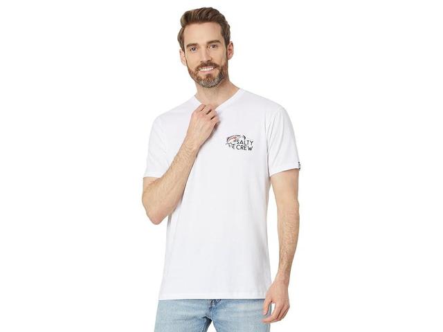 Salty Crew Fly Trap Premium Short Sleeve Tee (Dusty Sage) Men's Clothing Product Image