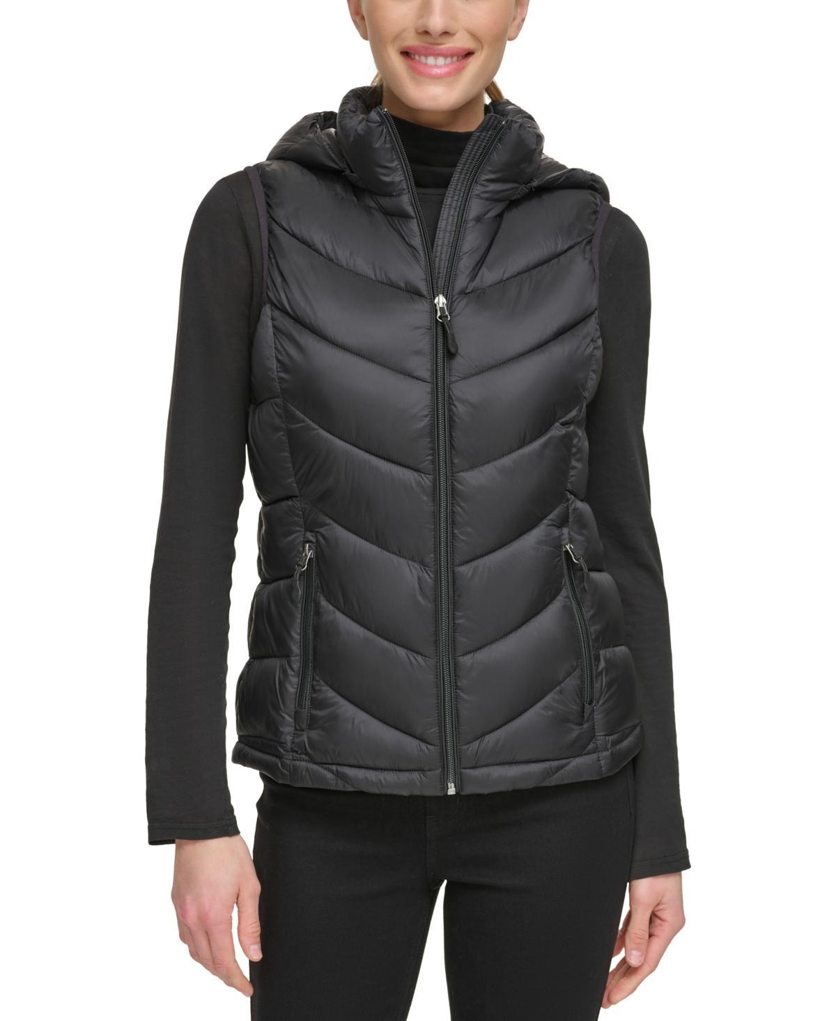 Charter Club Womens Packable Hooded Puffer Vest, Created for Macys Product Image