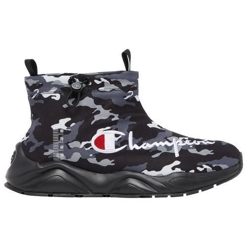 Champion Mens Rally Drizzle Mocs - Shoes Black/White Product Image