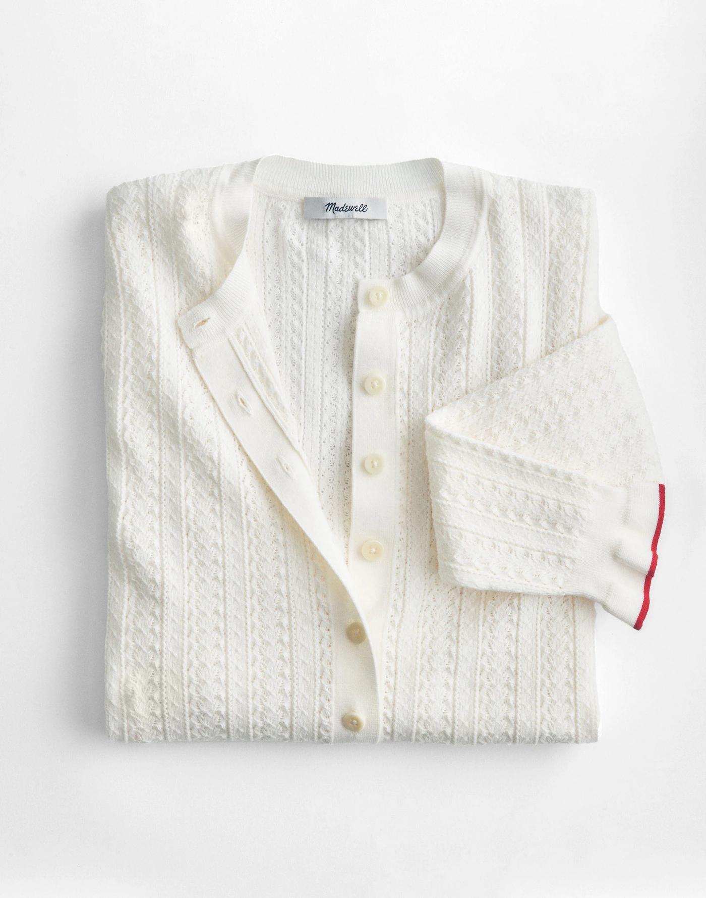 The Signature Open-Knit Cardigan Product Image